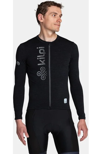 Pánský cyklistický dres MERINO šedý - Kilpi