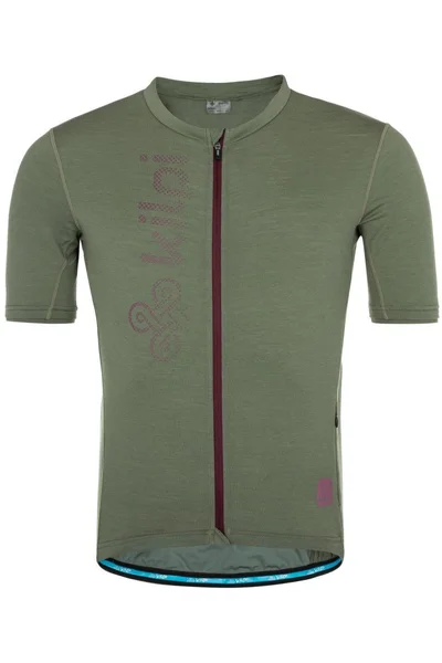 Pánský cyklo dres Merino khaki - Kilpi