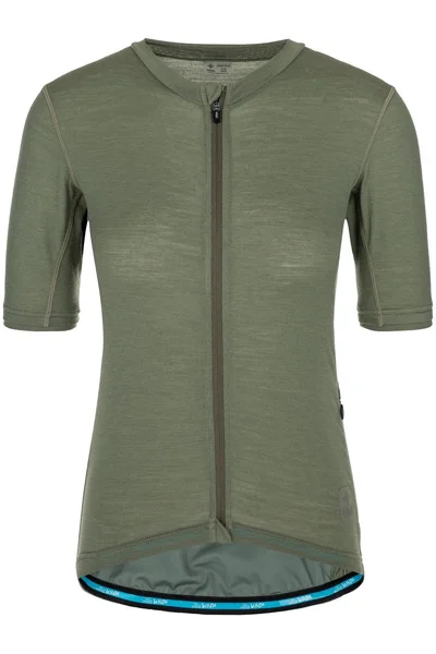 Dámský merino cyklo dres khaki - Kilpi