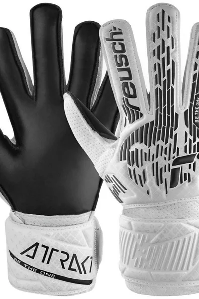 Reusch Attrak Solid brankářské rukavice s manžetou na suchý zip