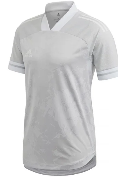 Šedo-bílé pánské tričko Adidas Condivo 20 M FT7262