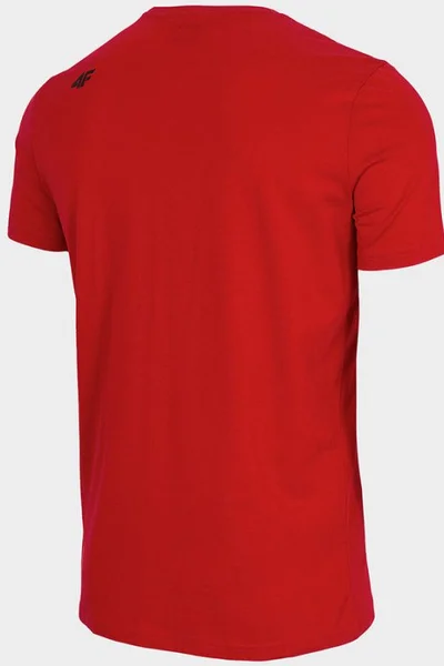 Červené pánské tričko 4F M H4L22-TSM353 62S