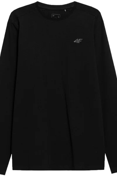 4F Pánské tričko s dlouhým rukávem - Bavlna/Elastan