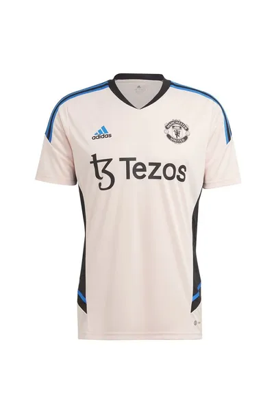 Pánské bílé fotbalové tričko Manchester United Training JSY  Adidas