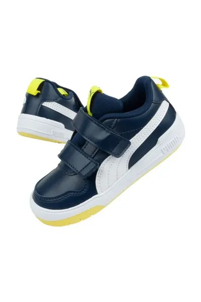 Tmavě modré dětské boty Puma Multiflex Jr 380741 08