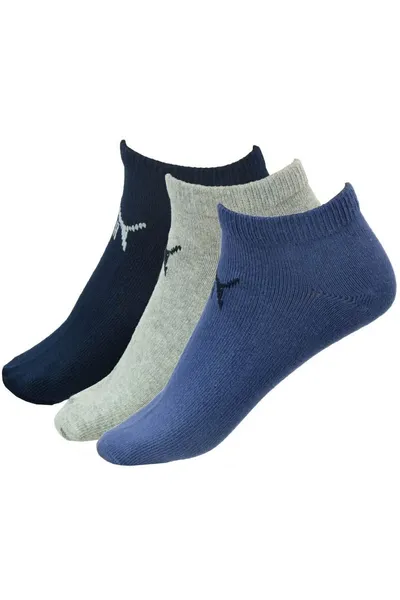Ponožky do tenisek šedé, modré, černé Puma 201103001 532