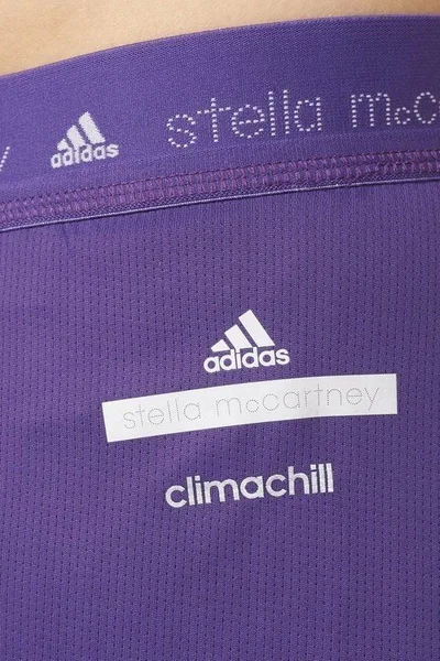 Sportovní fialové dámské kraťasy adidas by Stella McCartney