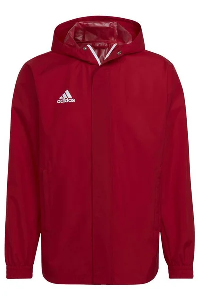 Červená pánská bunda Adidas Entrada 22 All-weather M HG6299