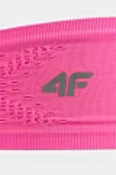 Růžová Čelenka 4F s Reflexními Detailemi