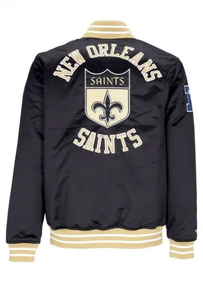 NFL pánská saténová bunda Mitchell & Ness New Orleans Saints