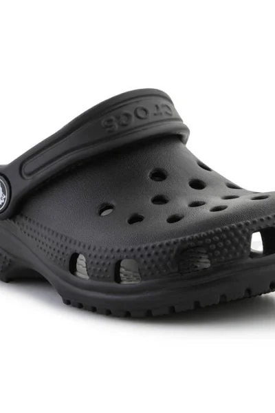 Crocs Classic Dětské Pantofle Černé