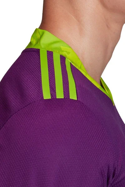 Fialová pánská tréninková mikina Adidas AdiPro 20 GK M FI4194