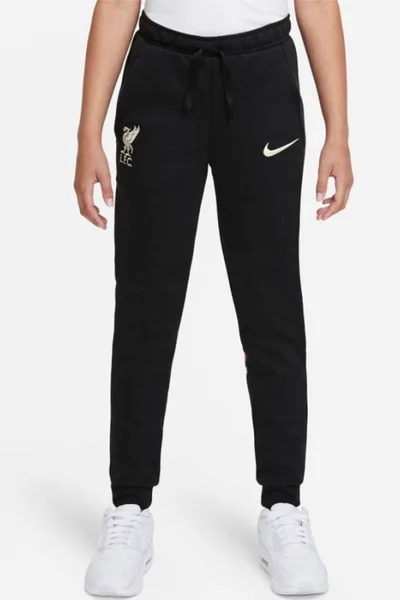Černé dětské sportovní kalhoty Nike Liverpool FC Jr DB2936 010