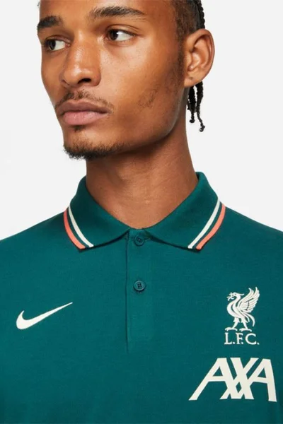 Zelené pánské polo tričko Nike Liverpool FC Polo Shirt M DA9778 376