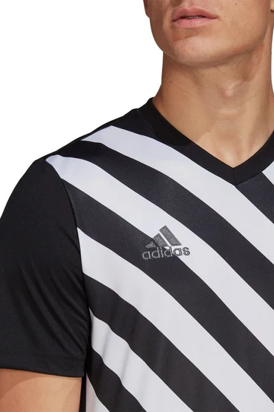 Černobílé pánské tričko Adidas Entrada 22 Graphic Jersey M HF0126