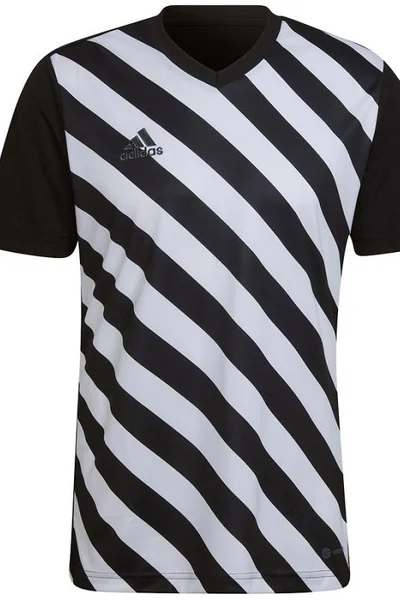 Černobílé pánské tričko Adidas Entrada 22 Graphic Jersey M HF0126