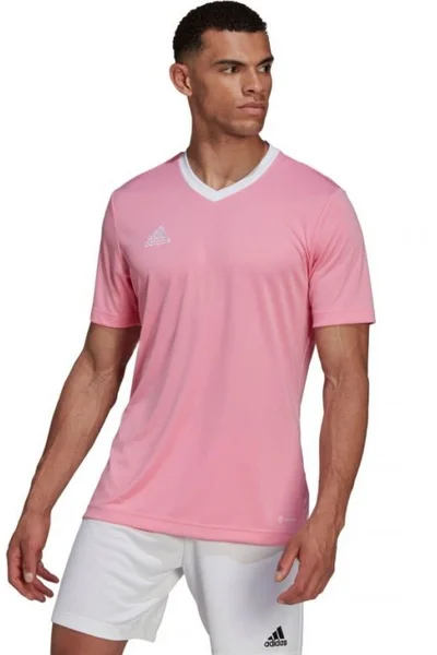 Růžové pánské tričko Adidas Entrada 22 Jersey M HC5072