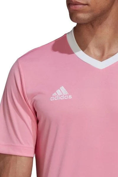 Růžové pánské tričko Adidas Entrada 22 Jersey M HC5072