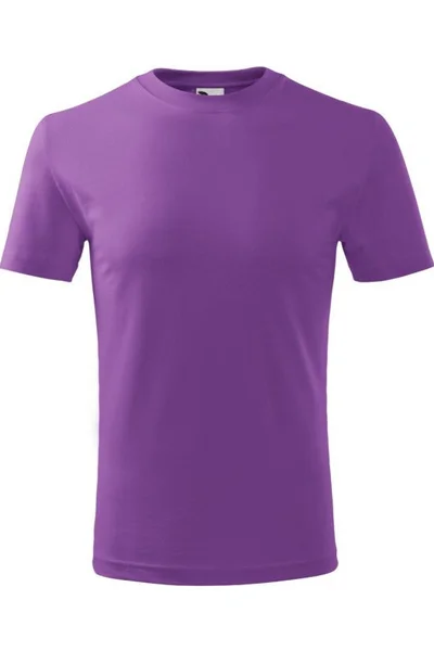 Dětské fialové tričko s bočními švy Malfini