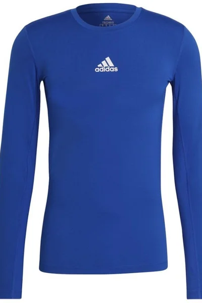 Modré pánské tričko s dlouhým rukávem Adidas Techfit LS Top M GU7335