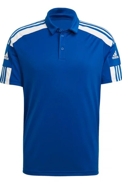 ADIDAS Královská modř fotbalové polo tričko Climalite