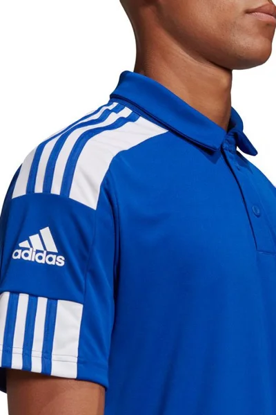 ADIDAS Královská modř fotbalové polo tričko Climalite