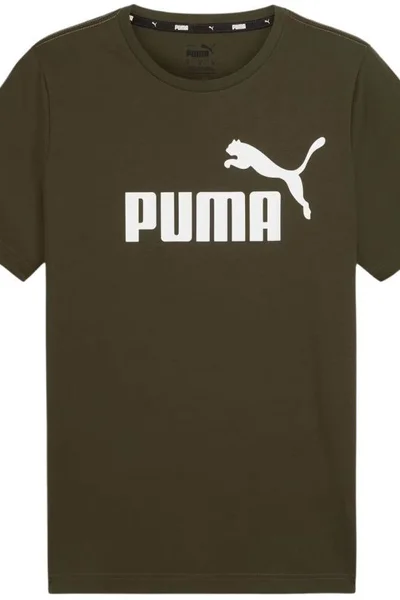 Puma Pánské Tričko Essential Logo Fialové