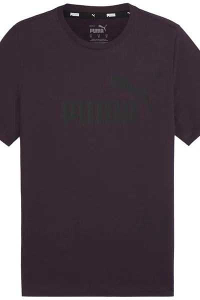 Puma Pánské Fialové Tričko Essential Logo