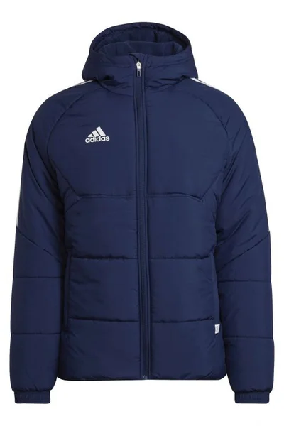 Pánská sportovní bunda s kapucí - Modrá ADIDAS