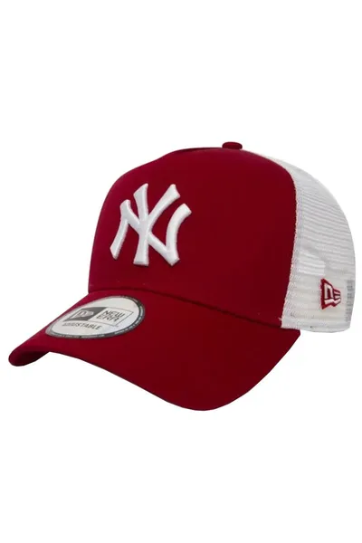 Červená kšiltovka New Era New York Yankees MLB Clean Cap