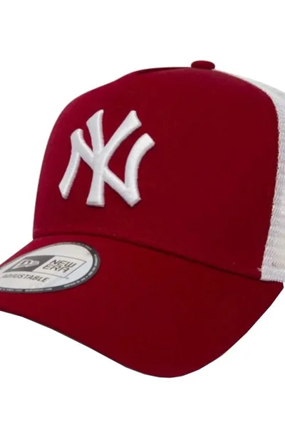 Červená kšiltovka New Era New York Yankees MLB Clean Cap