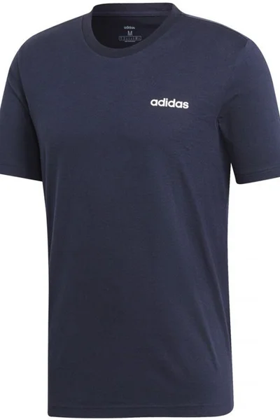 Pánské sportovní tričko adidas Essentials Plain Tee M tmavě modré