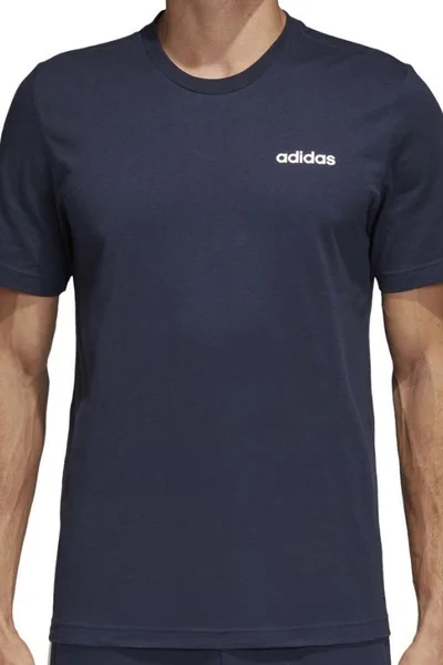 Pánské sportovní tričko adidas Essentials Plain Tee M tmavě modré