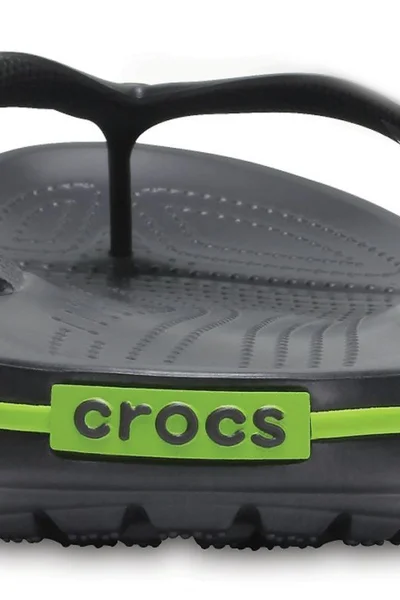 Crocs žabky šedo-zelené Crocband Flip