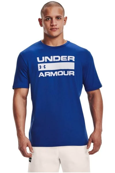 Modré pánské tričko Under Armour Team Issue Wordmark SS Tee M 1329582-432