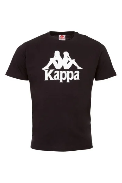 Černé dětské tričko Kappa Caspar 303910J-19-4006