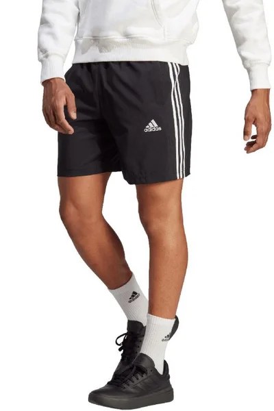 Adidas Aeroready Essentials pánské šortky černé s pruhy