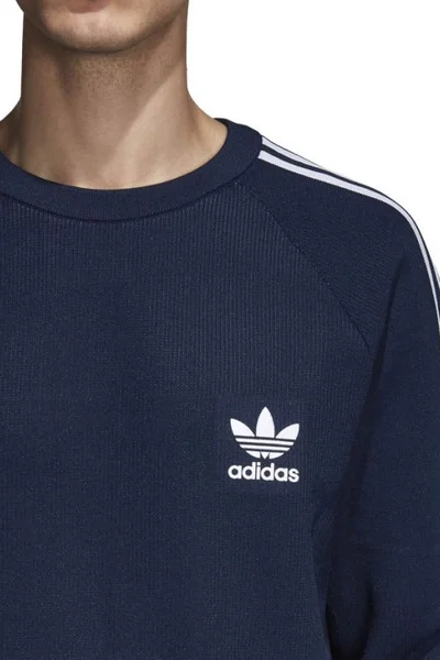 Adidas Sportovní Mikina s Žebrovanými Detaily pro Muže