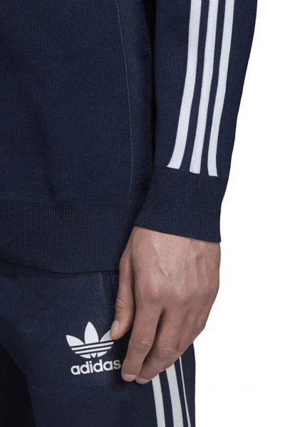 Adidas Sportovní Mikina s Žebrovanými Detaily pro Muže