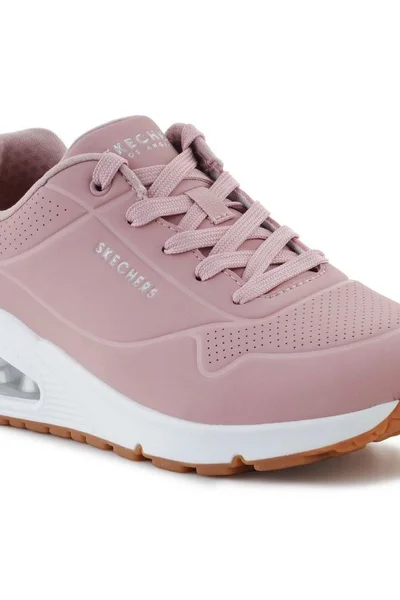 Růžové tenisky Skechers Uno Stand On Air s Memory Foam