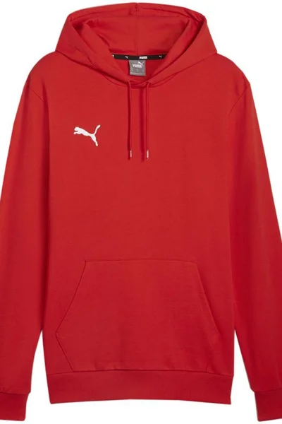 Mikina Puma Team Goal Casuals Hoody - pánská - červená