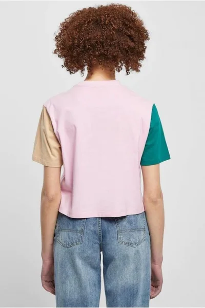 Dámské tričko Karl Kani Serif Crop Block Tee