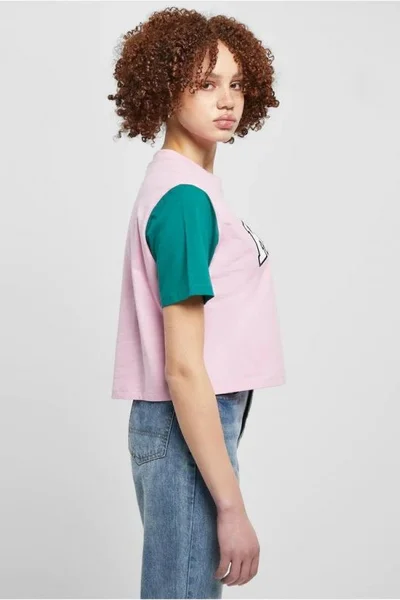 Dámské tričko Karl Kani Serif Crop Block Tee