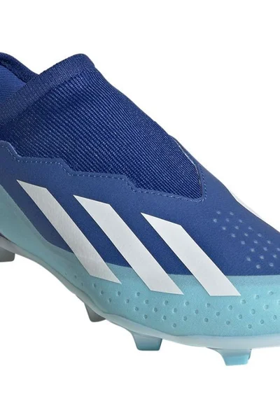 Adidas Dětské Kopačky Bez Šněrování CRAZYFAST Modré