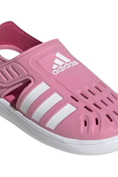 Adidas dětské uzavřené rychleschnoucí sandály do vody růžové