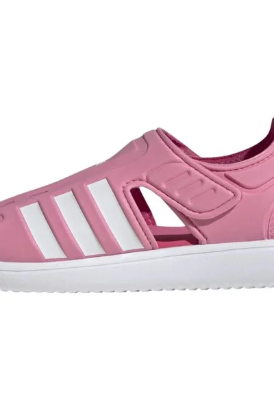 Adidas dětské uzavřené rychleschnoucí sandály do vody růžové