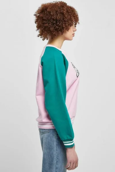 Karl Kani Mikina Serif Block College Crew Neck