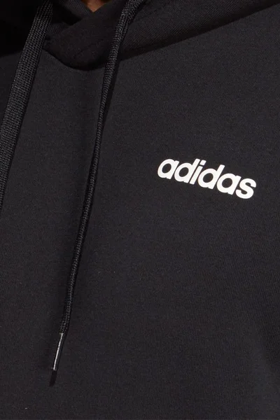 Adidas Pánská Mikina s Kapucí a 3 Pruhy Černá