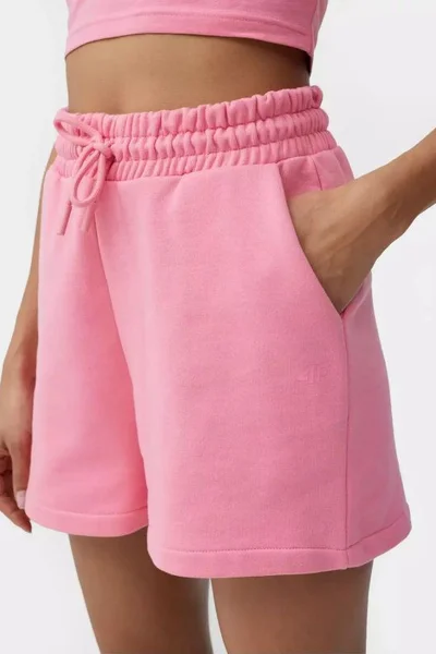 Letní růžové dámské šortky 4F