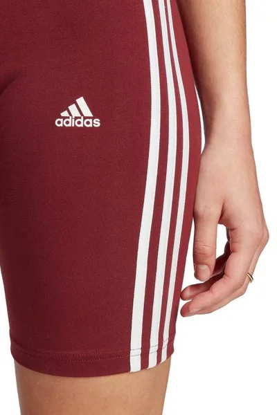 Dámské cyklistické šortky adidas Essentials 3-Stripes červené